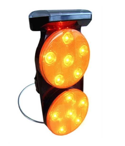 ไฟติดกรวย LED SOLAR ทรงกลม 2 ชั้น