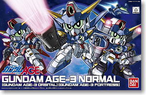1063516 BANDAI SPIRITS SD BB372 GUNDAM AGE-3 (NORMAL / FORTRESS / ORBITAL)
