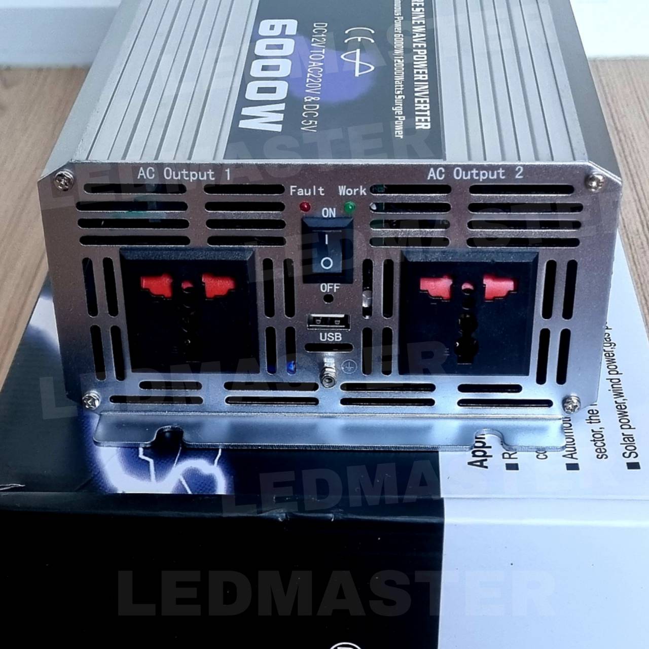 📢โปร1เเถม1📢เเท้ 100% อินเวอร์เตอร์เพียวซายเวฟ 6000W 12V ยี่ห้อ TBE ราคาโรงงาน (รุ่นผลิตใหม่ 2024) อินเวอร์เตอร์รถเเห่ เครื่องแปลงไฟ12vเป็น220V