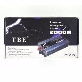 TBE อินเวอร์เตอร์ 12V 2000W รุ่น Pure Sine กระเเสไฟบริสุทธิ์ คลื่นไฟนิ่ง เครื่องแปลงไฟรถเป็นไฟบ้าน หม้อแปลงไฟ ตัวแปลงไฟรถ ใช้อุปกรณ์ไฟบ้านได้ในรถ เครื่องเเห่เสียง