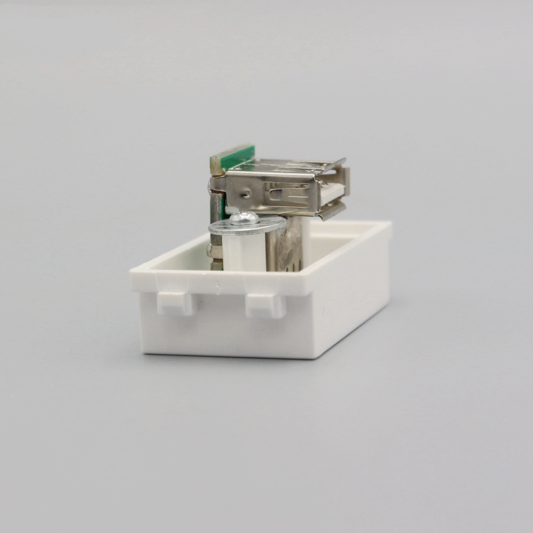 หน้ากาก USB 90° 2.0 (เมีย-เมีย) สำหรับต่อคอมพิวเตอร์