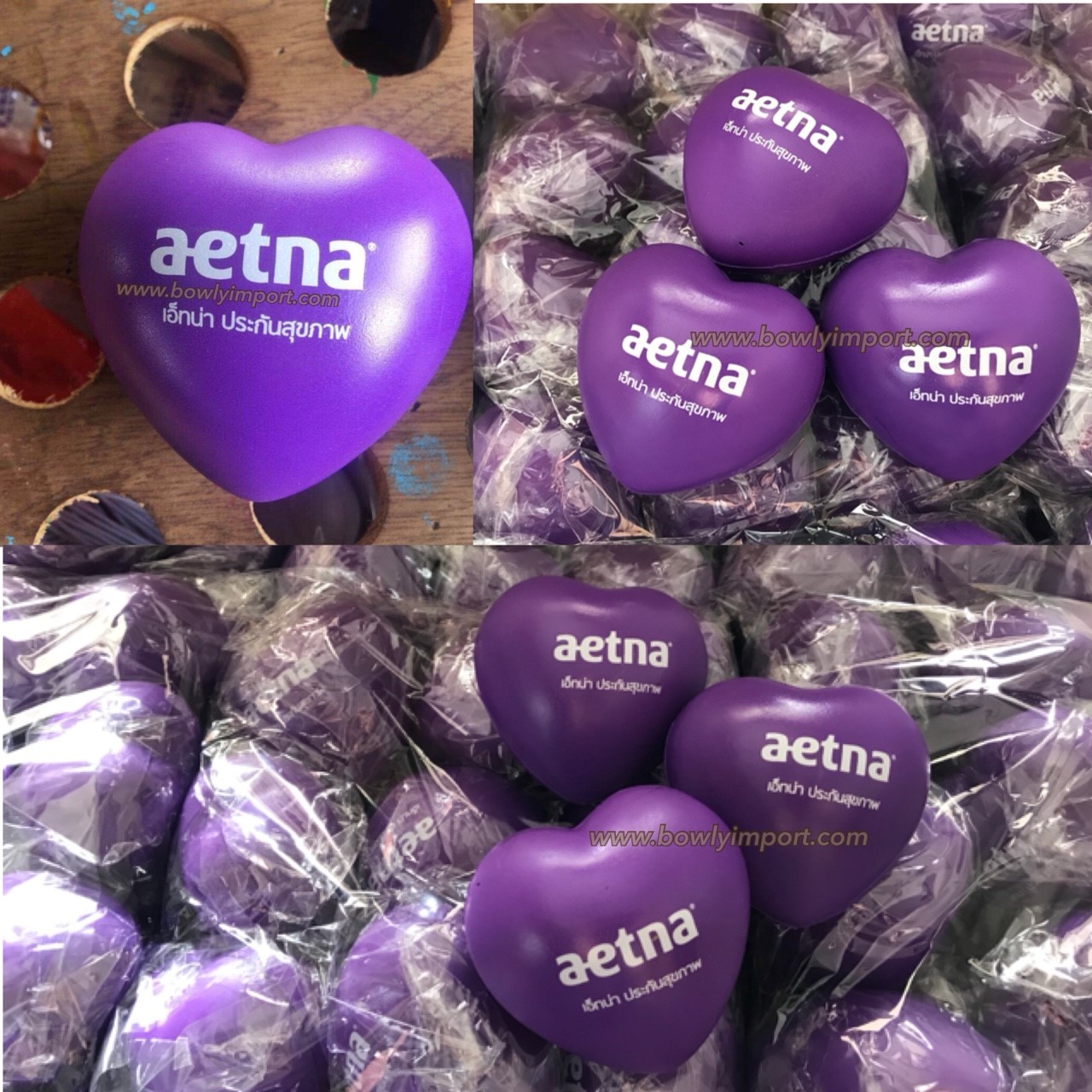 ผลิตลูกบอลบีบ บริหารมือ พร้อมโลโก้