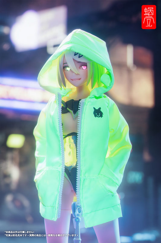 Snail Shell Studio G.N.PROJECT Option Costume Sunechan Hoodie (Fluorescence Yellow Green Ver.) (DOLL ACCESSORY)