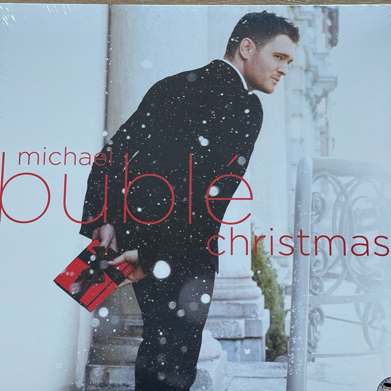 แผ่นเสียง Michael Buble อัลบั้ม christmas *limited Red vinyl แผ่นสีเเดง , Album,มือหนึ่ง ซีล