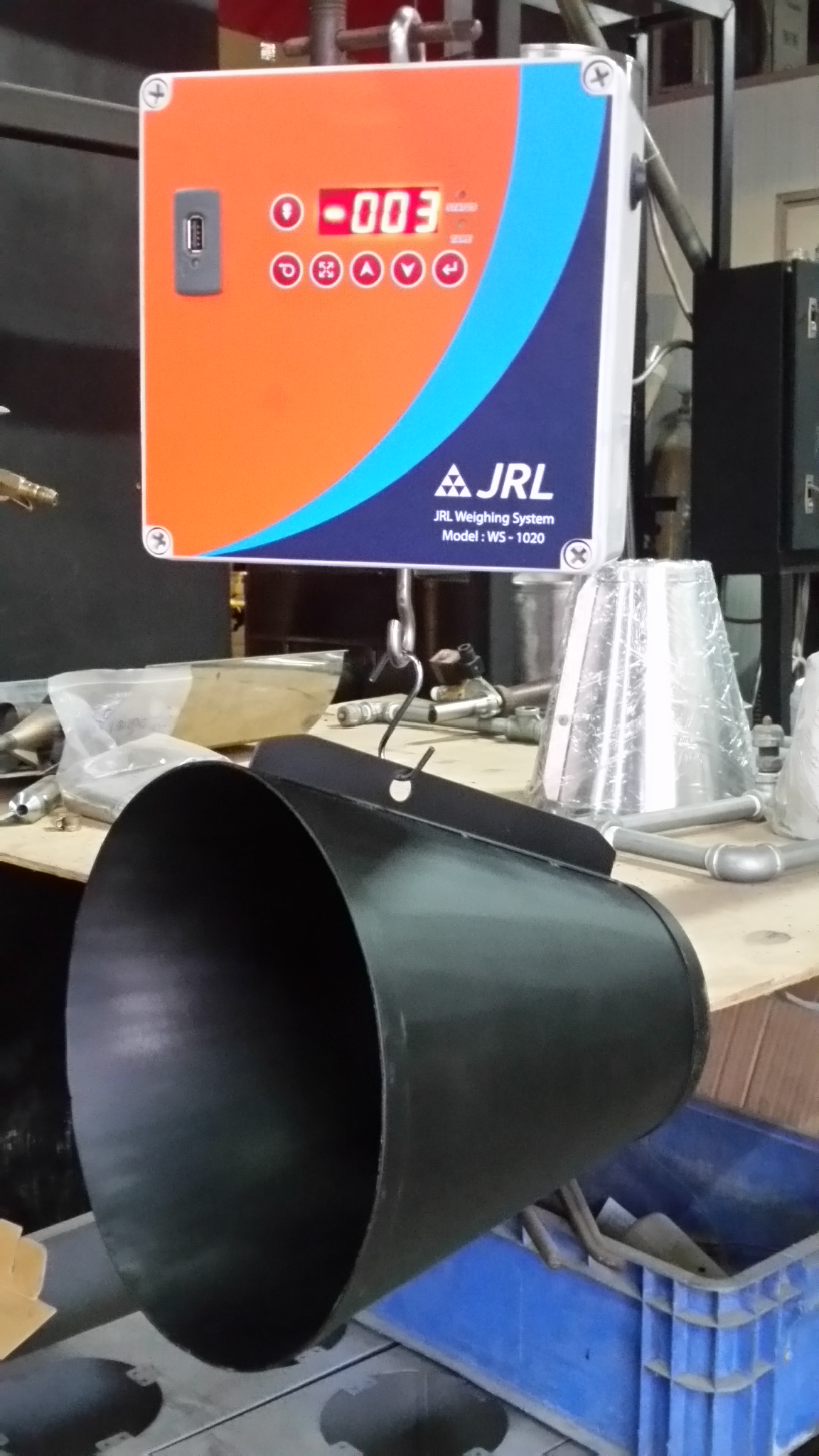 JRL Chick scale model: WS-1020 with hopper ตาชั่งไก่ ขนาด 10 กิโลกรัม พร้อม ฮอปเปอร์