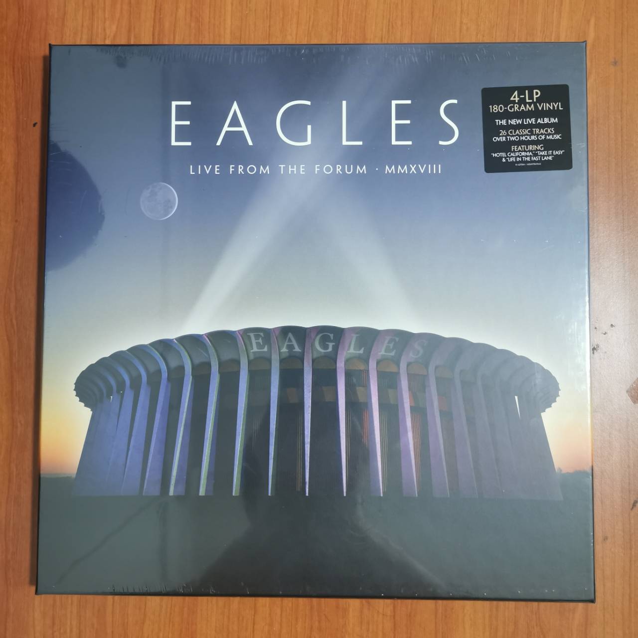 แผ่นเสียง box set EAGLES Live From the forum mmxviii **4 LP 180 grams vinyl 26 classic tracks มือหนึ่ง ซีล