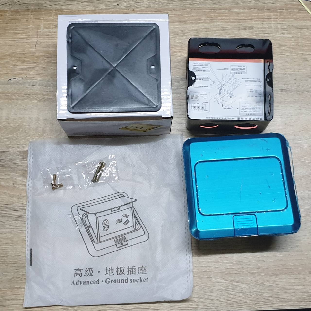 POP-UP HDMI 2 PORT+RCA (สีเงิน)