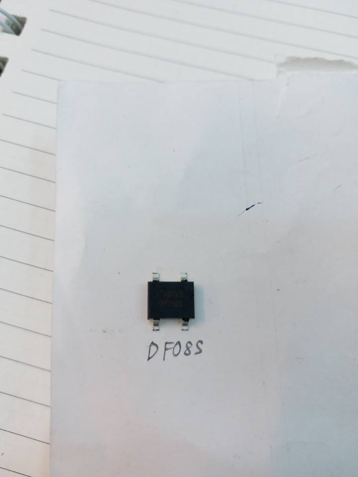 DF08Sราคาตัวล่ะไดโอดบริดจ์diode bridge rectifierตัวถังSMDราคาตัวล่ะ