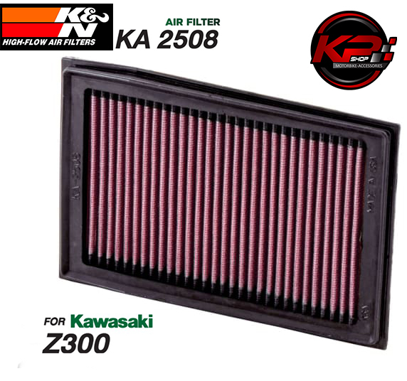 กรองอากาศ K&N KAWASAKI NINJA300 (KA 2508)