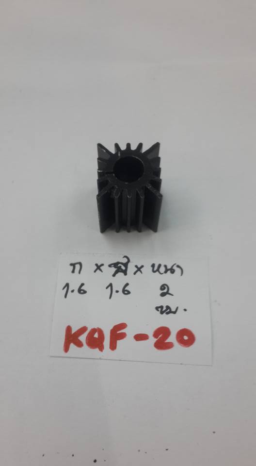 HEATSINKฮีทซิ้งรุ่นKQF20(ใส่TRกลมTO-39)สีดำก1.5Xย2Xสูง2CMรูในอ้วน8MM