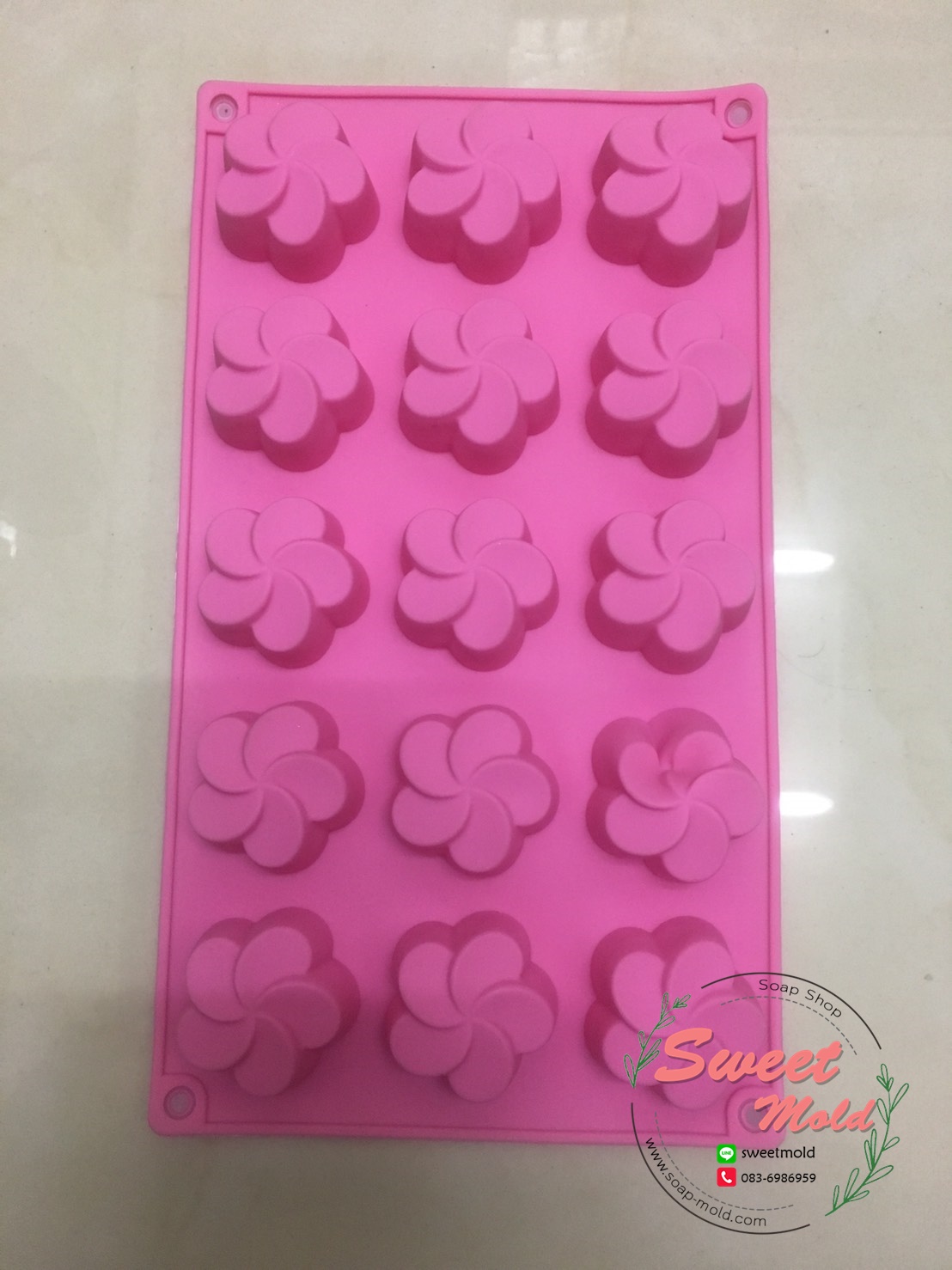 แม่พิมพ์ดอกไม้ 15ช่อง : 006675
