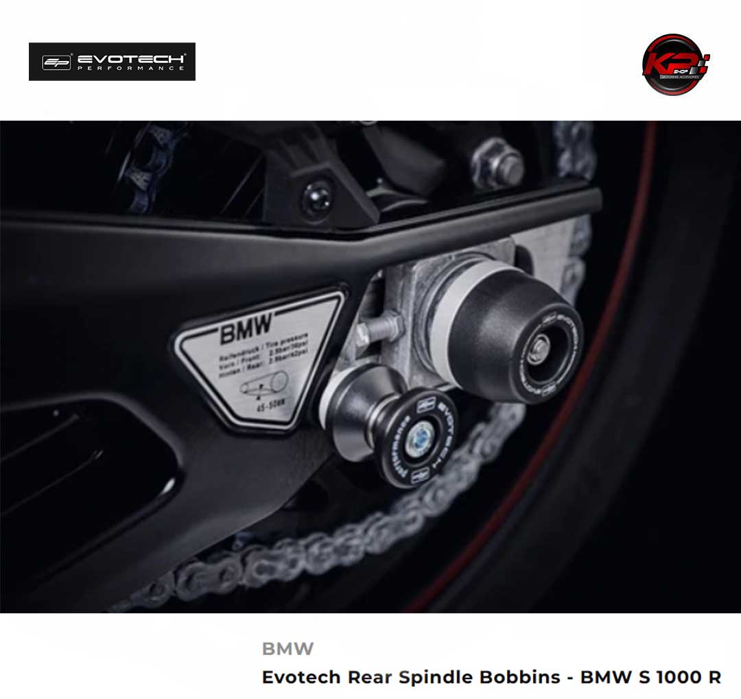 กันล้มหลัง Evotech Rear Spindle Bobbins - BMW S 1000 R