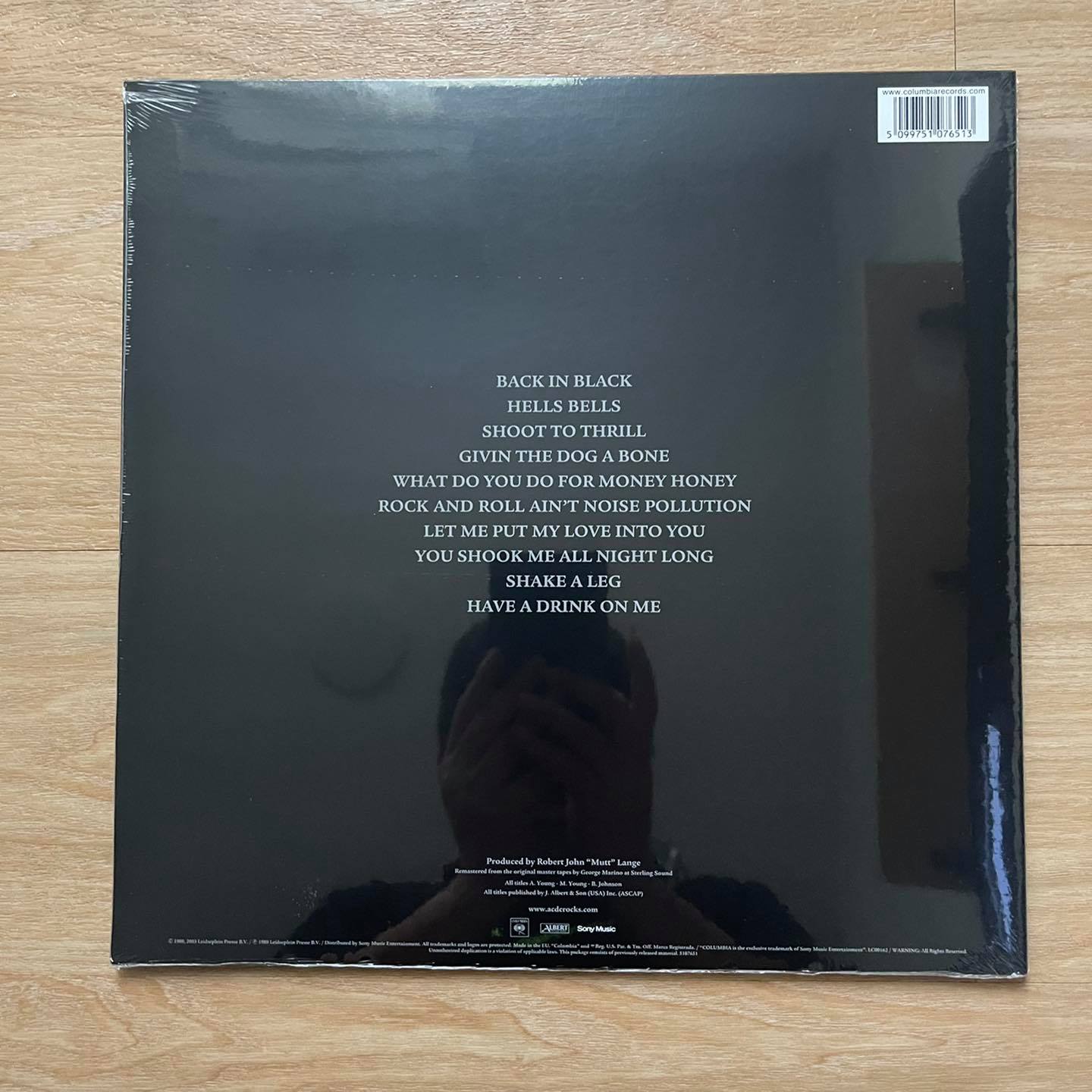 แผ่นเสียง AC/DC – Back In Black ,Vinyl, LP, Album, Reissue, Remastered แผ่นเสียงมือหนึ่ง ซีล