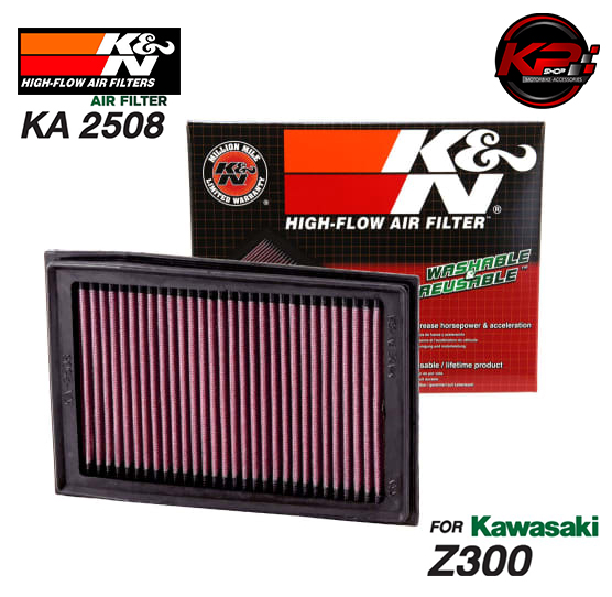 กรองอากาศ K&N KAWASAKI Z300 (KA 2508)