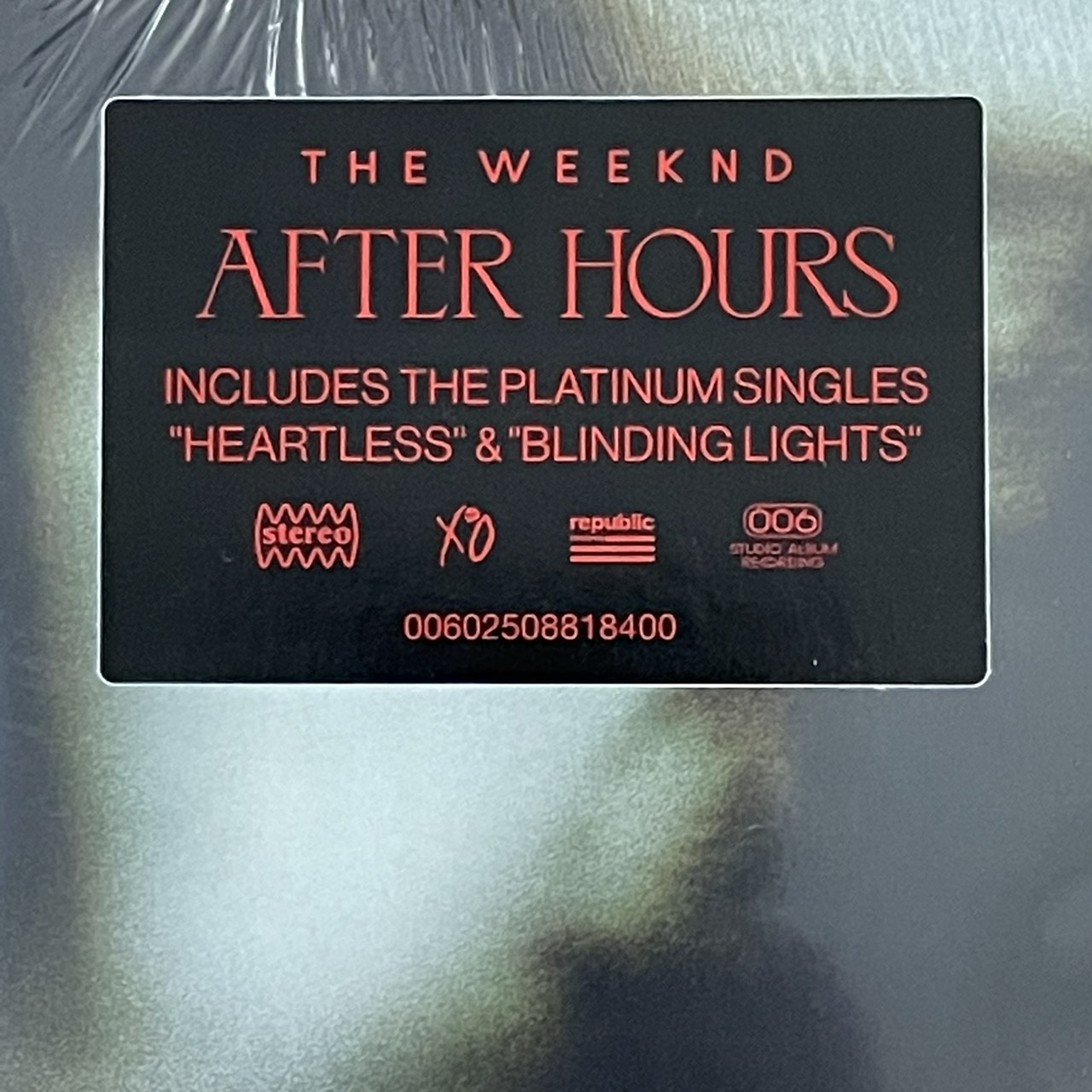 แผ่นเสียง the Weeknd – After Hours * black vinyl 2 × Vinyl, LP, Album มือหนึ่ง ซีล