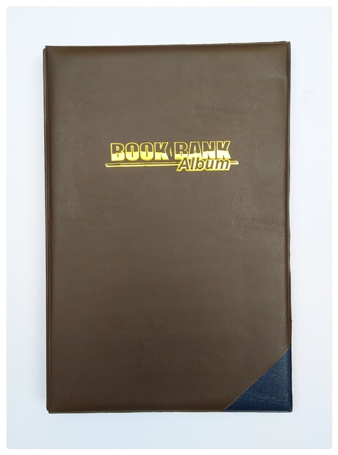 (BA30TT-02DarkBrown) อัลบั้มสะสมธนบัตร (30 ช่อง) สีน้ำตาลดำ ทูโทน