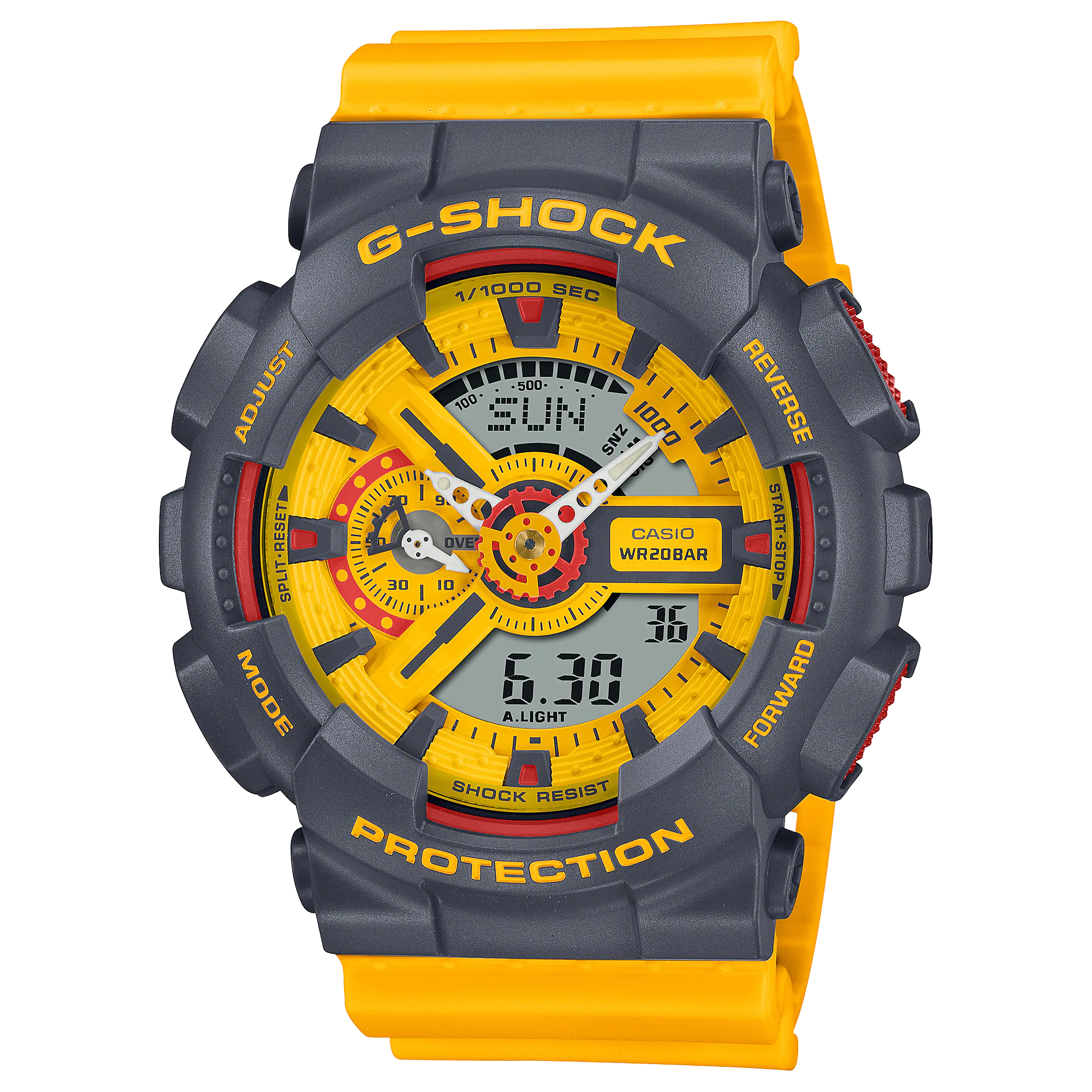 GA-110Y-9A | อะนาล็อก-ดิจิตอลมาตรฐาน | G-SHOCK | นาฬิกา | CASIO