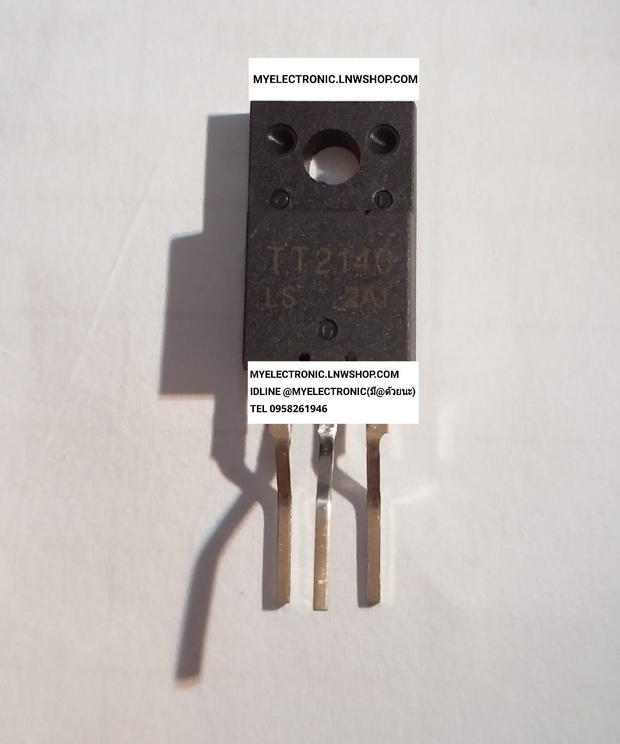 ขาย TT2140 ทรานซิสเตอร์ TRANSISTOR ยี่ห้อ ตัวถังTO-220F ราคาตัวละ บาท