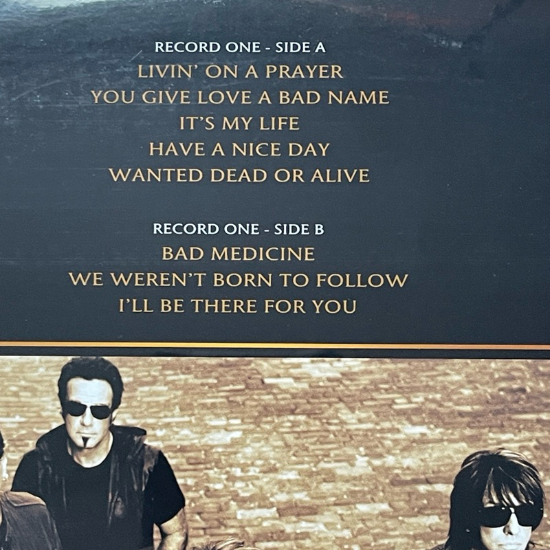 แผ่นเสียง Bon Jovi - Greatest Hits , Amazon Exclusive Black/Gold Smoke , 2 x Vinyl, Album ,US มือหนึ่ง ซีล