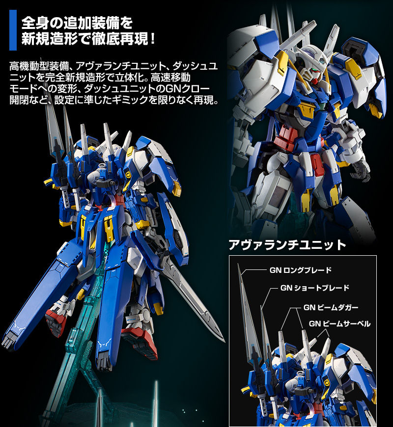 1063531 BANDAI MG 1/100 GUNDAM AVALANCHE EXIA DASH
