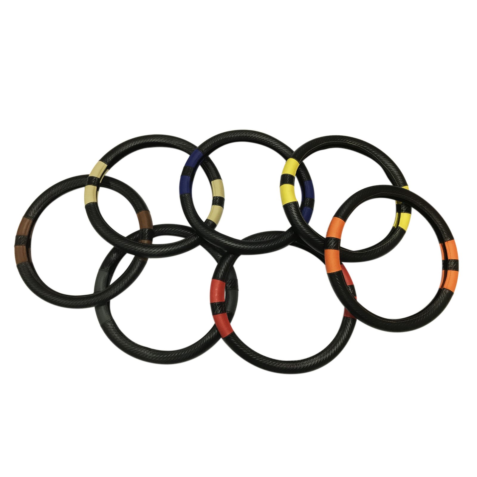 หุ้มพวงมาลัย ลาย New Sport v2 Plus สำหรับรถเก๋งทั่วไป