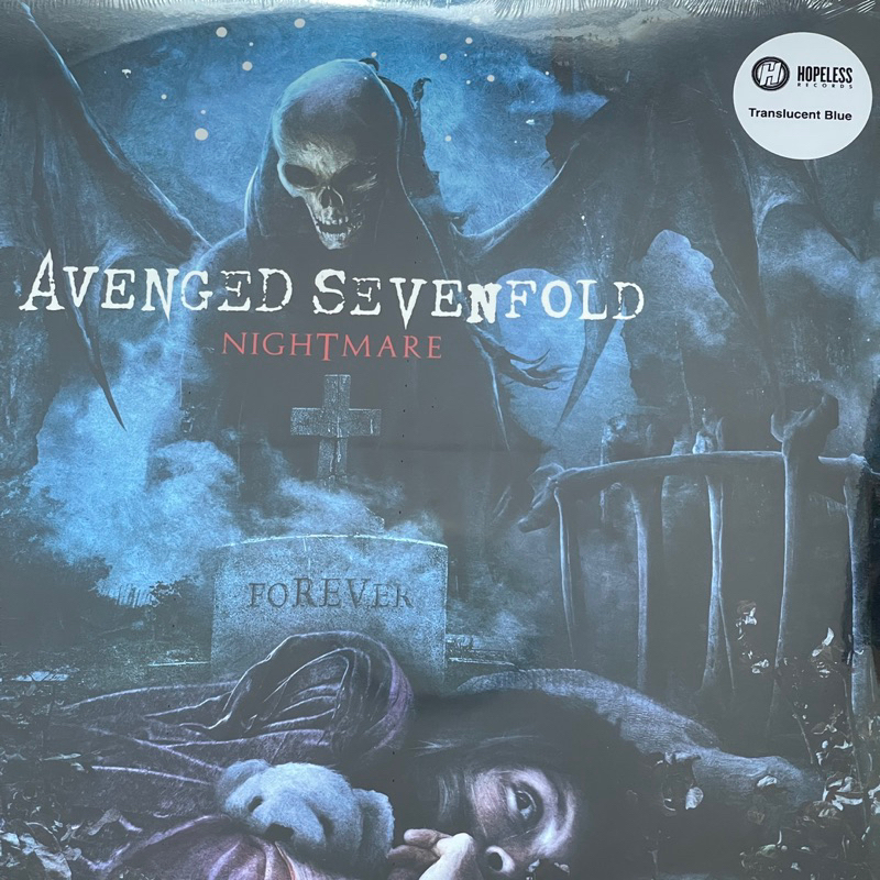แผ่นเสียง Avenged Sevenfold - Nightmare ,2 x Vinyl, LP, Album, Limited Edition, Blue Translucent แผ่นเสียงมือหนึ่ง ซีล