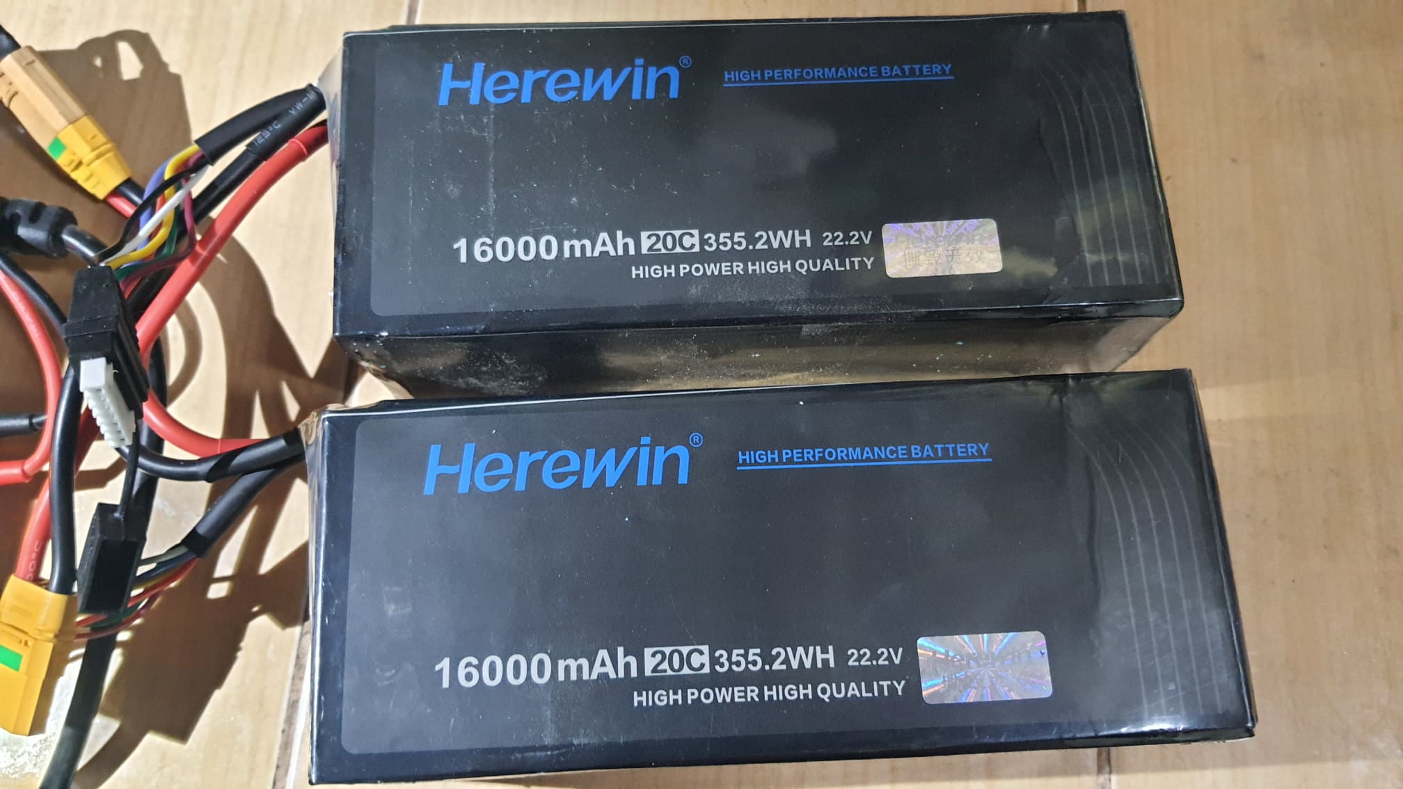 แบตเตอรี่โดรนเกษตร Herewin 6S 16000mAh 20C XT90S