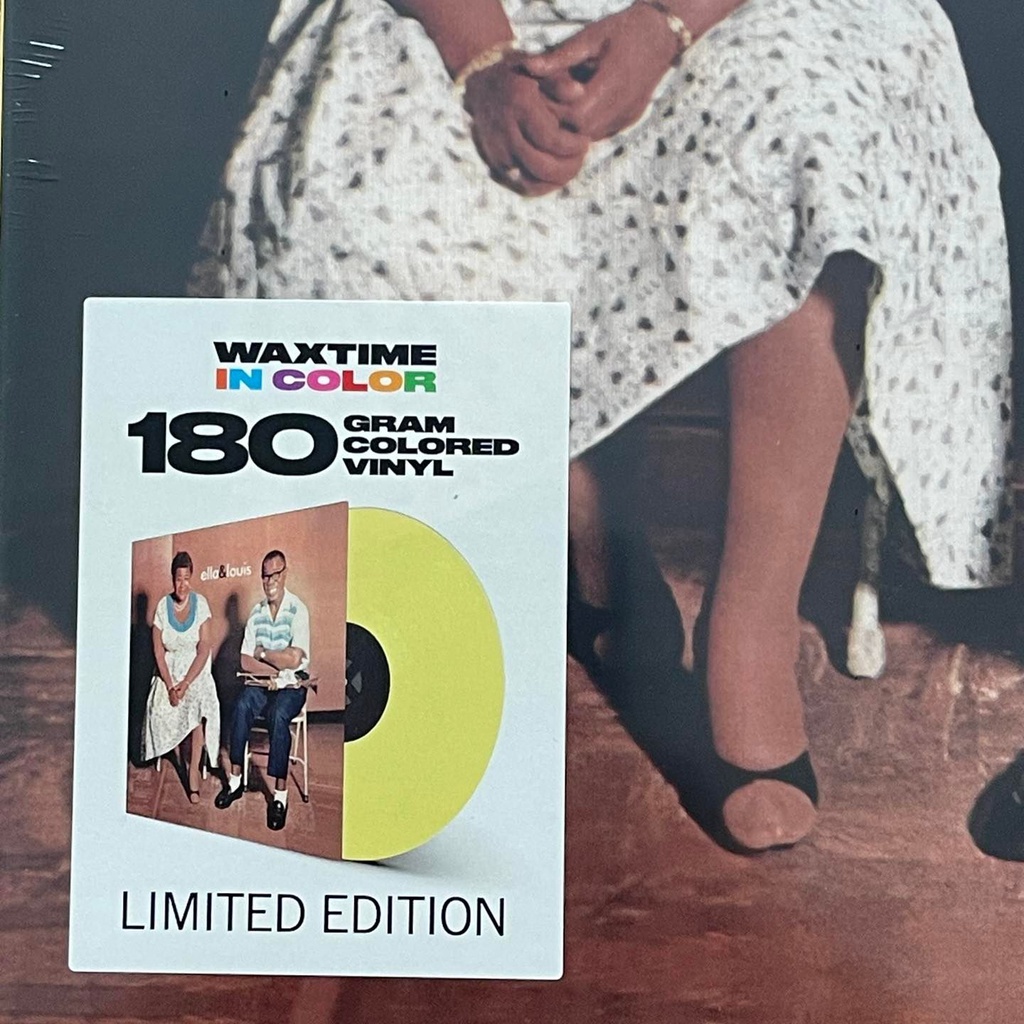 แผ่นเสียง Ella Fitzgerald -Louis Armstrong - Ella & Louis Limited Edition Yellow vinyl ,EU มือหนึ่ง ซีล