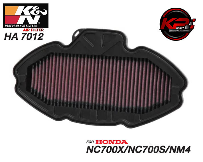 กรองอากาศ K&N HONDA NC700X/NC700S/NM4 HA 7012