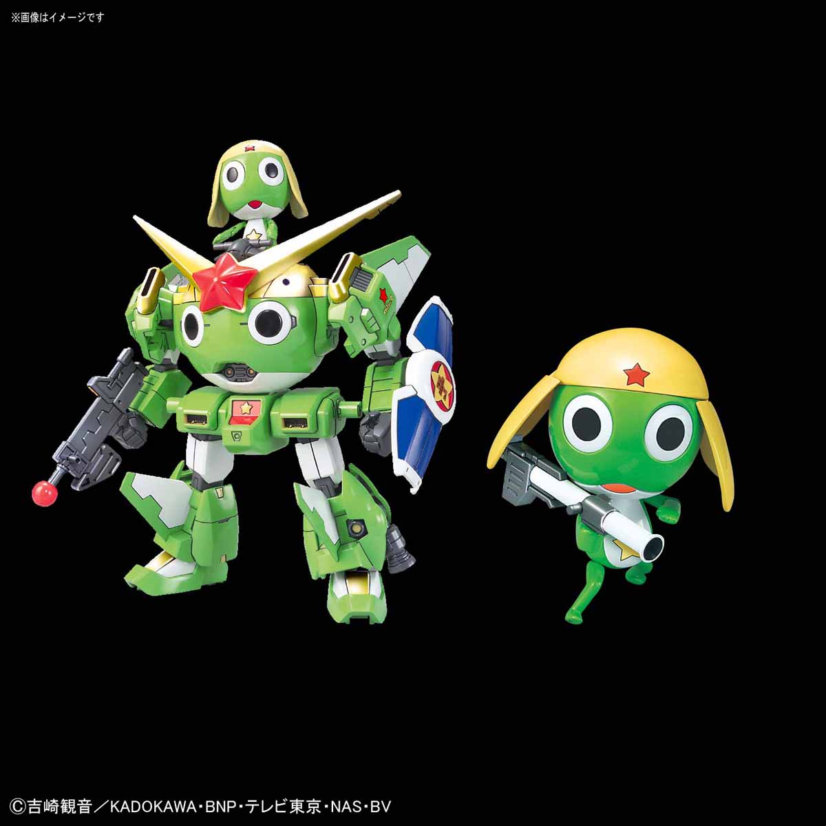 KERORO GUNSO PLAMO COLLECTION KERORO GUNSO & KERORO ROBO MK-II ANNIVERSARY SPECIAL Ver.