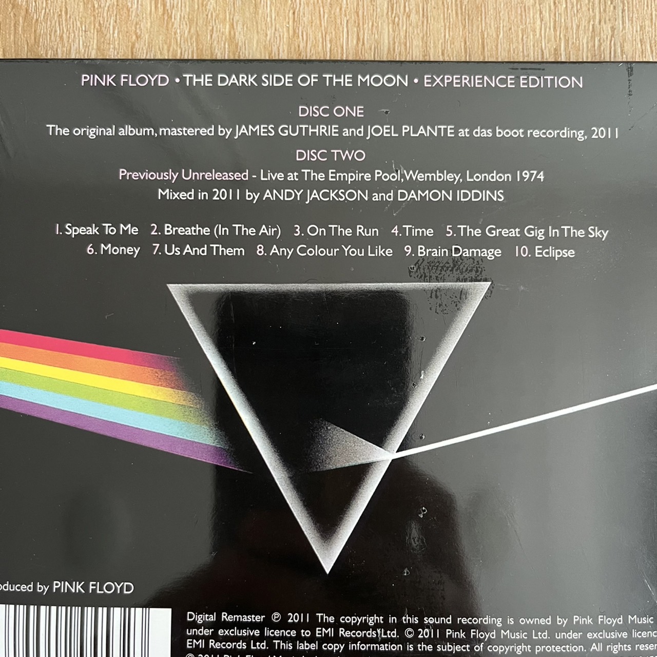 CD ซีดีเพลง Pink Floyd – The Dark Side Of The Moon Experience Edition (แผ่นแท้ ใหม่ ซีล)