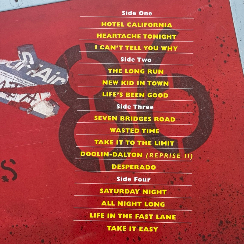 แผ่นเสียง Eagles - Eagles Live, 2 x Black Vinyl, LP, Album, Reissue, 180 Gram, Gatefold ,EU มือหนึ่ง ซีล