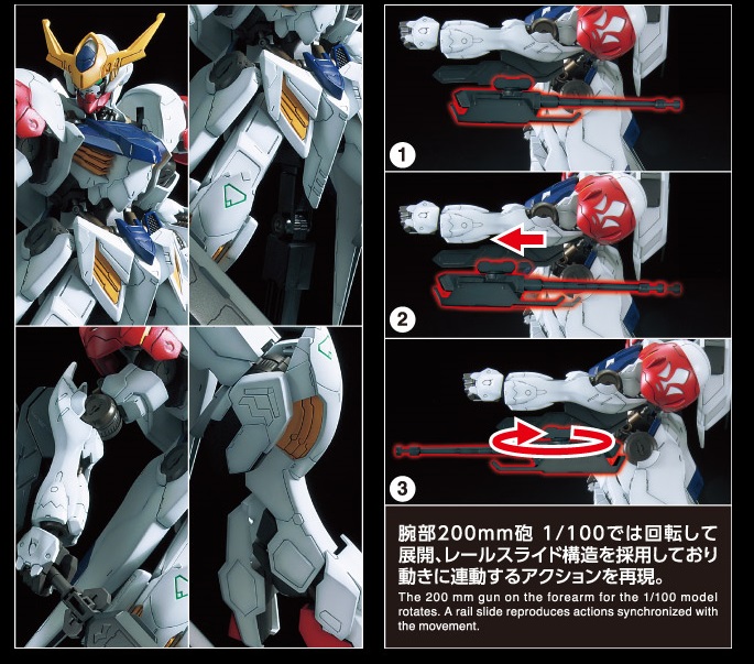 1056825 BANDAI SPIRITS 1/100 FULL MECHANICS GUNDAM BARBATOS LUPUS