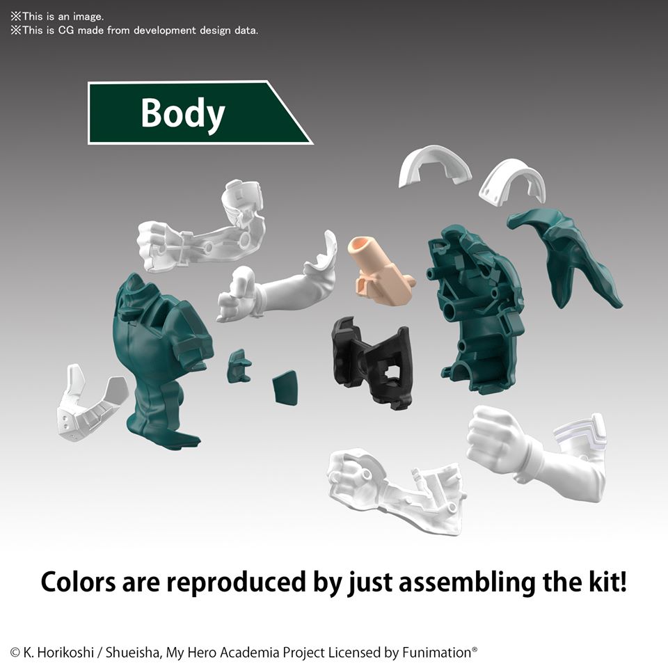 1059125 BANDAI SPIRITS MY HERO ACADEMIA ENTRY GRADE IZUKU MIDORIYA