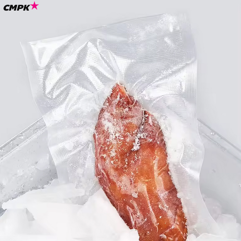 ถุงสูญญากาศ ถุงซูวี (Sous-Vide) สำหรับเก็บอาหาร ถุงแวคคัมลายนูน Vacuum bags ซองซีลสูญญากาศ
