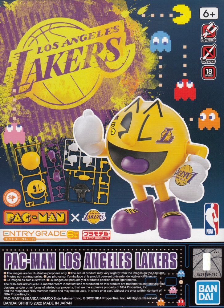 1063219 BANDAI SPIRITS ENTRY GRADE PAC-MAN LOS ANGELES LAKERS