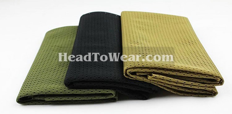 ผ้าพันคอทหาร Military Scarf : Army Black รหัส SC008