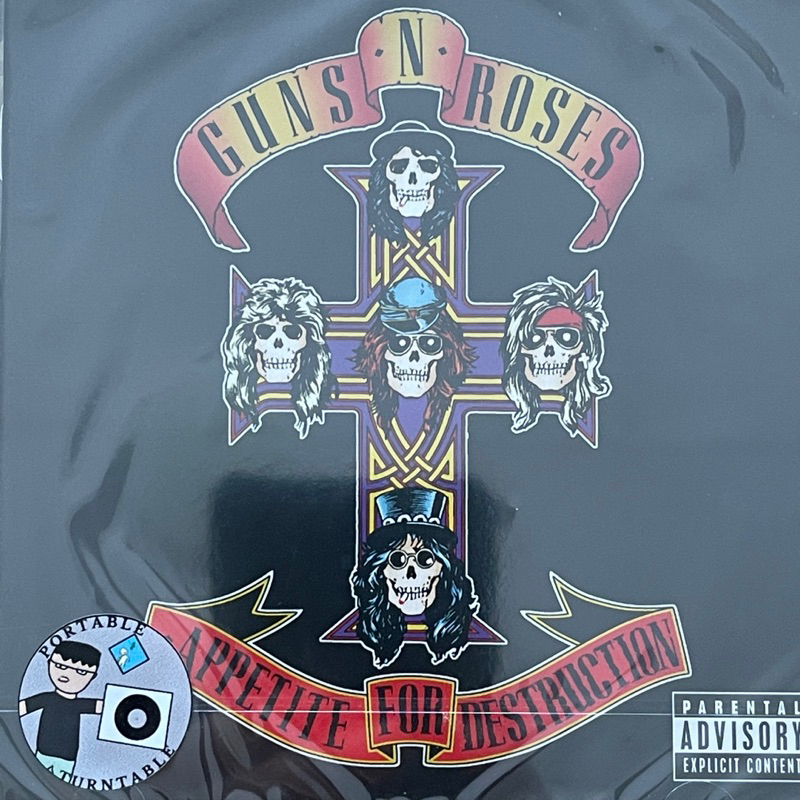 CD ซีดีเพลง Guns N' Roses – Appetite For Destruction แผ่นแท้ ใหม่ ซีล
