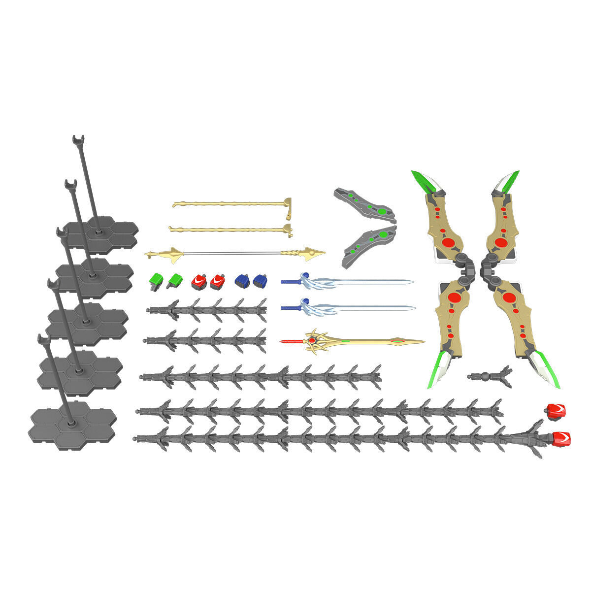 BANDAI SMP [SHOKUGAN MODELING PROJECT] GENESIS OF AQUARION INFINITY PUNCH & OPTIONS PARTS SET