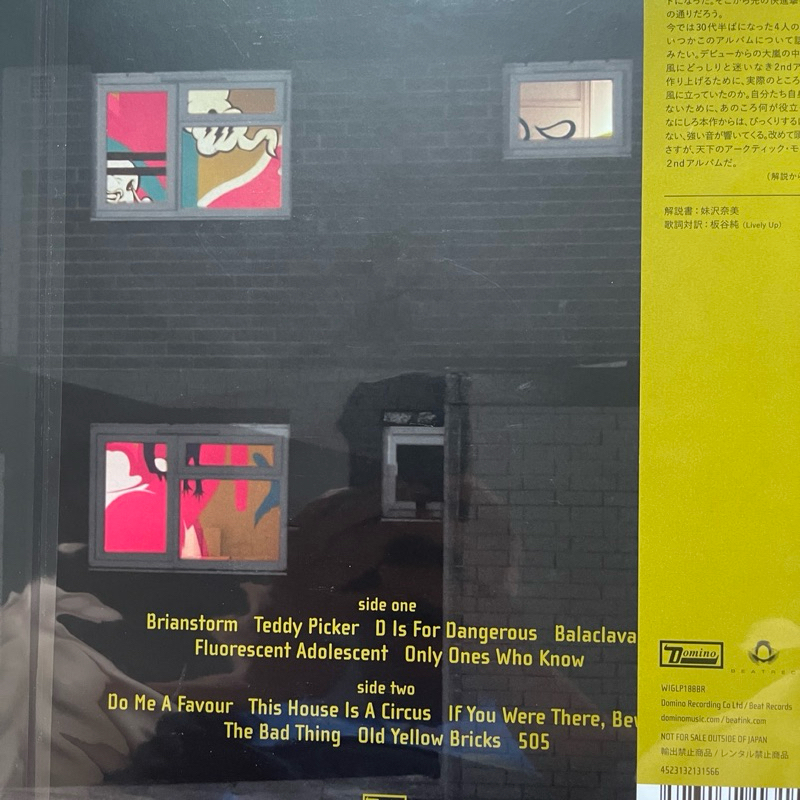 แผ่นเสียง Arctic Monkeys – Favourite Worst Nightmare ,Vinyl, LP, Album, Reissue , JP Version มือหนึ่ง ซีล