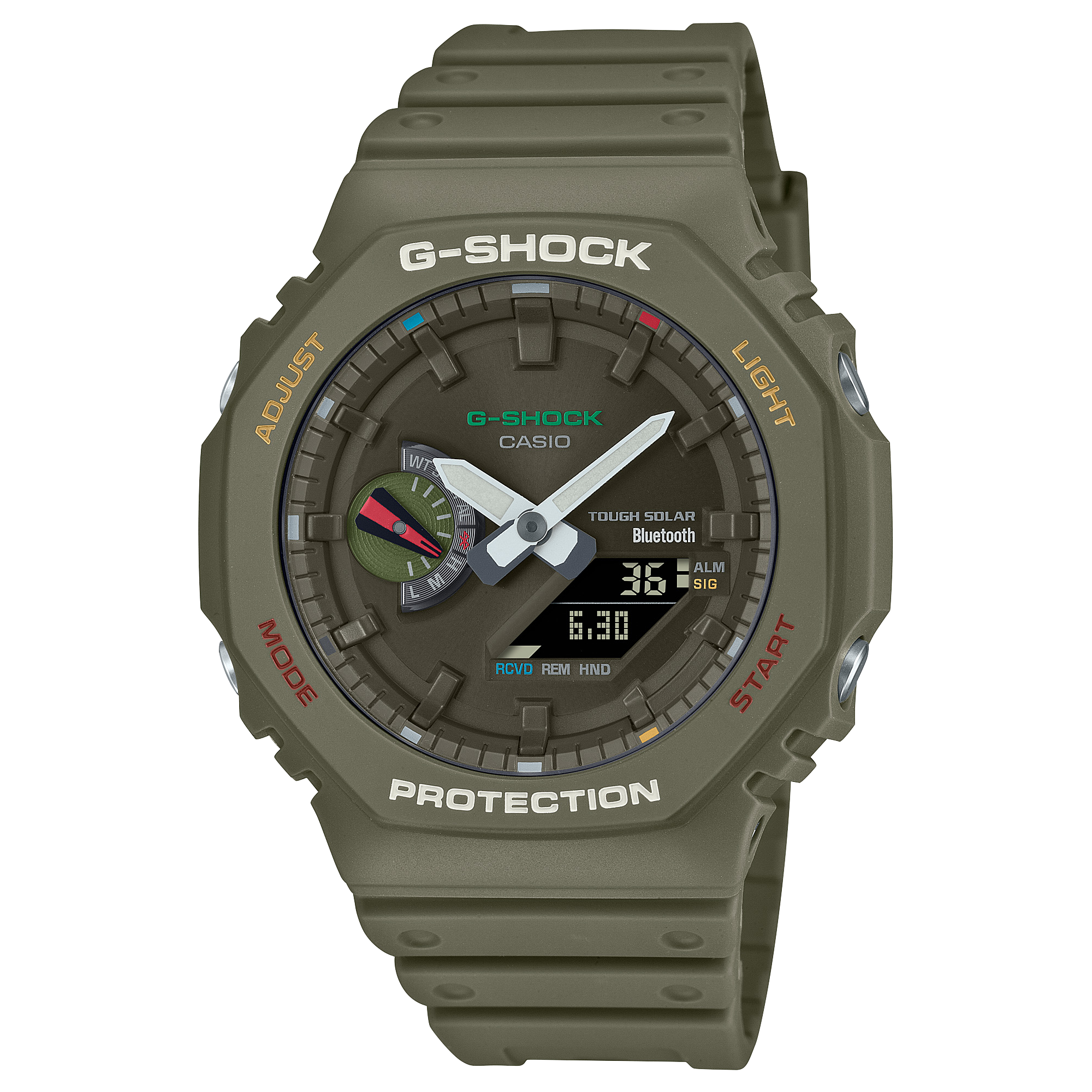 GA-B2100FC-3A | อะนาล็อก-ดิจิตอลมาตรฐาน | ซีรีส์ 2100 | G-SHOCK | นาฬิกา | CASIO