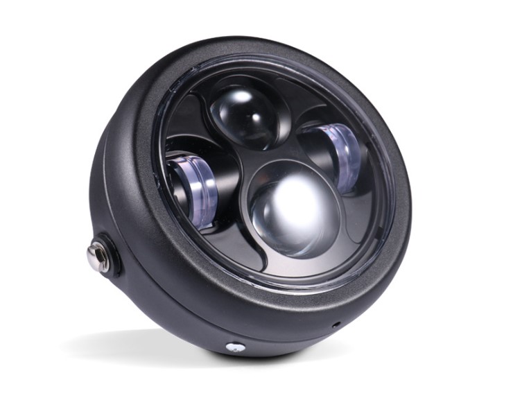 ไฟหน้ามอเตอรไซค์แนวช้อปเปอร์คาเฟ่