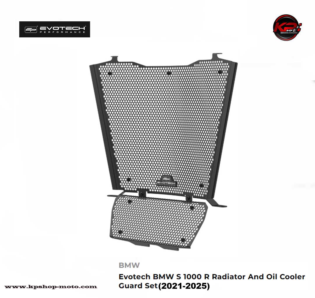 การ์ดหม้อน้ำ & การ์ดออยส์ Evotech BMW S 1000 R Radiator And Oil Cooler Guard Set (2021 - 2025)