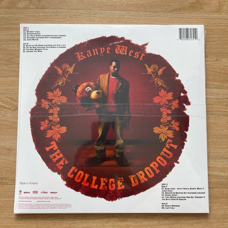 แผ่นเสียง Kanye West - The College Dropout , 2 x Vinyl, LP, Album, Reissue , EU มือหนึ่ง ซีล