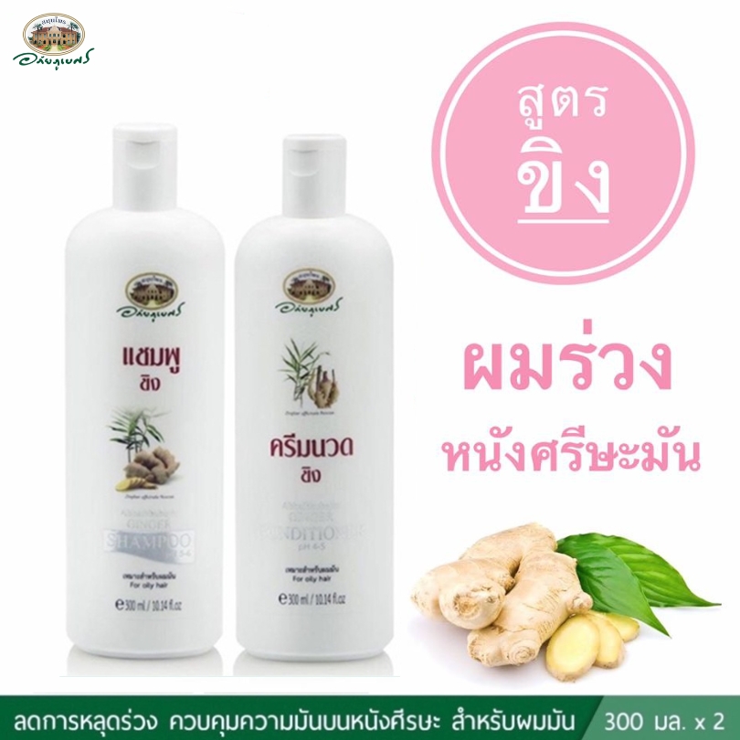 ชุดแชมพูขิง+ครีมนวด อภัยภูเบศร