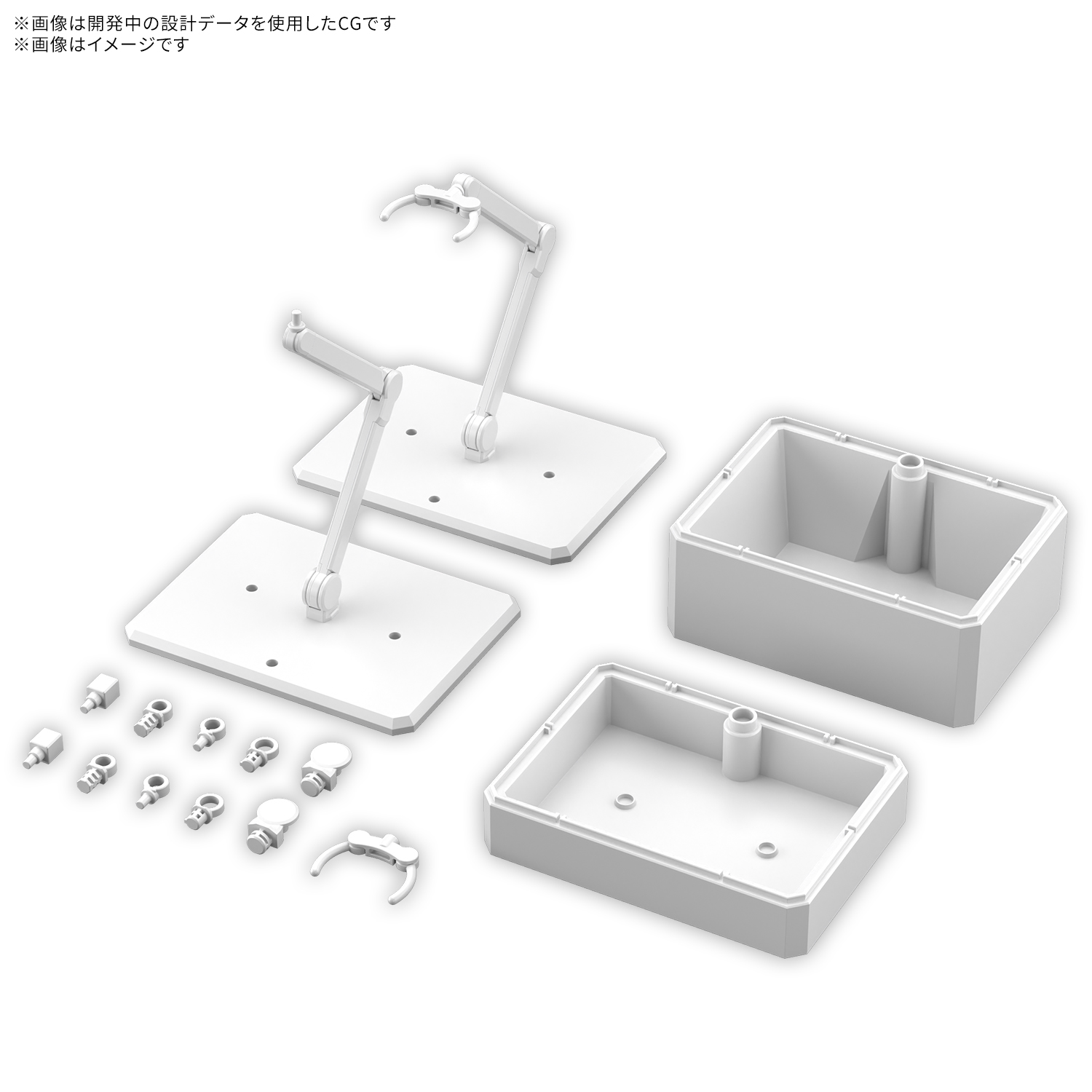 Preorde 4573102720016 BANDAI SPIRITS ACTION BASE 7 & OPTION BOX WHITE มัดจำ 200 บาท