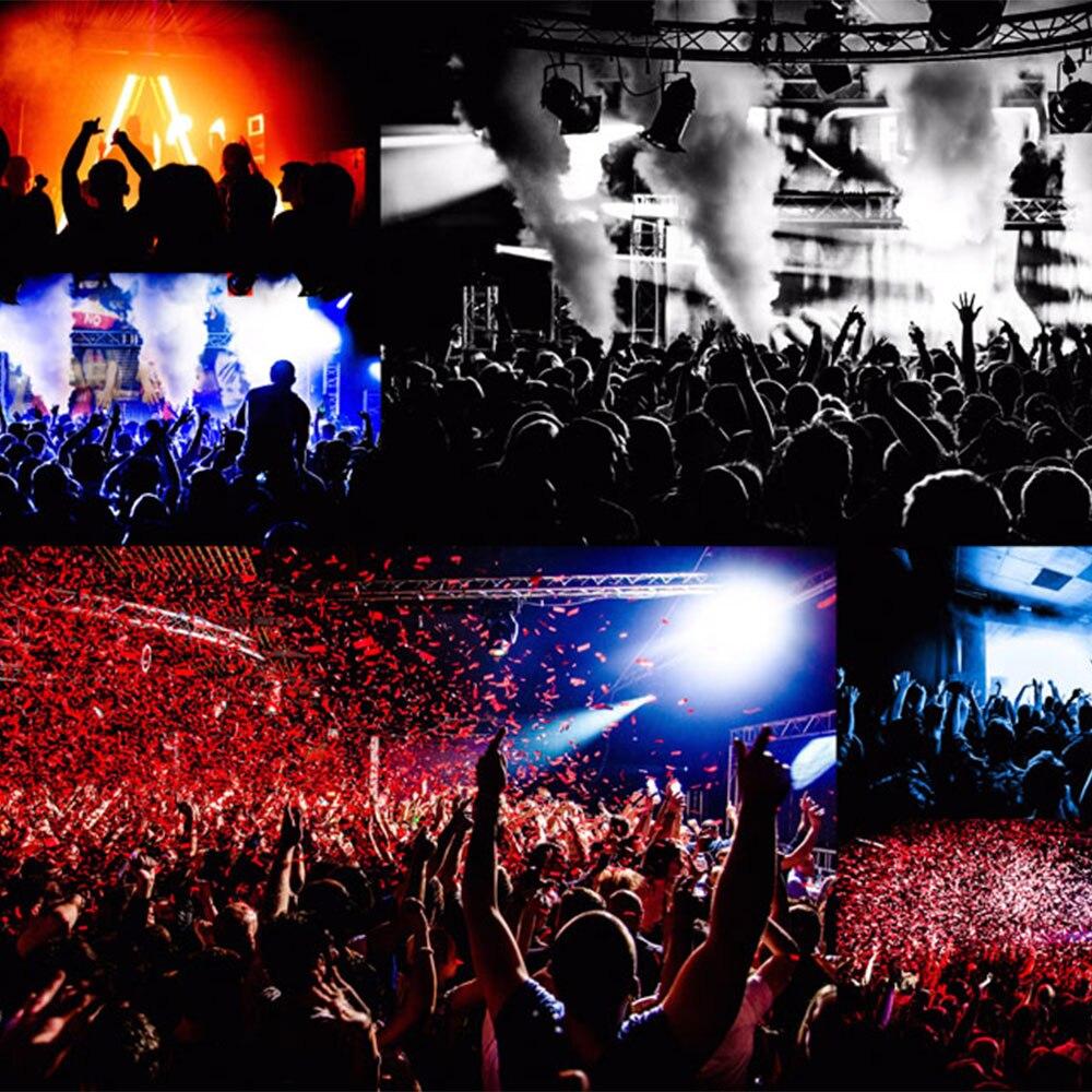 Led stage light moving head beam ไฟเวที ไฟพาร์มูฟวิ่งเฮด 4IN1 ไฟตกแต่งเวที ไฟพาร์ rgbw เปลี่ยนรูปแบบไฟ 7 แบบ ไฟกระพริบตามเพลงฟรืออัตโนมัติ ใช้งานคู่กับบอร์ดควบคุม DMX ได้ / led disco dmx