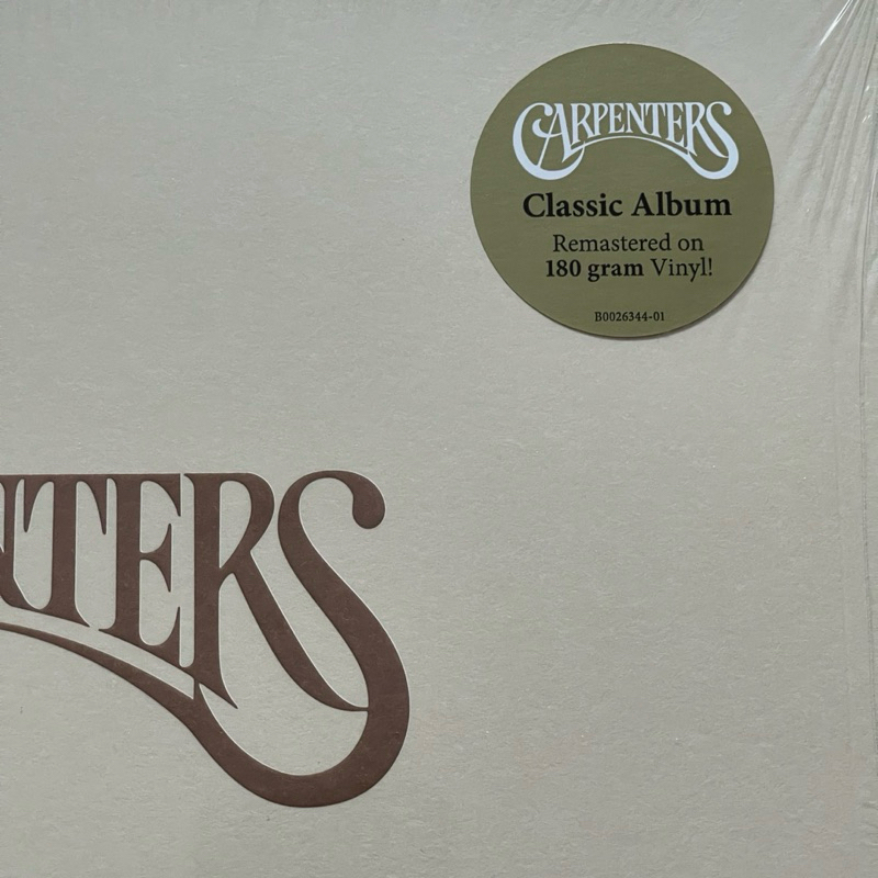 แผ่นเสียง Carpenters – Carpenters(ซองจดหมาย) Vinyl, LP, Album, Reissue, Remastered, US มือหนึ่ง ซีล