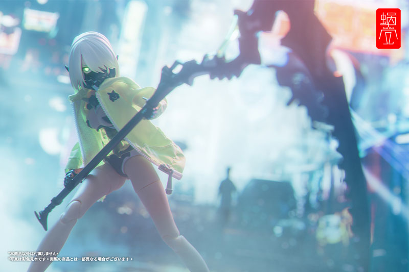 Snail Shell Studio G.N.PROJECT Option Costume Sunechan Hoodie (Fluorescence Yellow Green Ver.) (DOLL ACCESSORY)