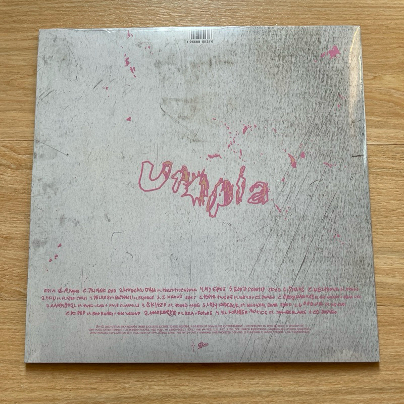 แผ่นเสียง Travis Scott - Utopia , 2 x Vinyl, LP, Album, Reissue, Clear [Crystal Clear] ,มือหนึ่ง ซีล